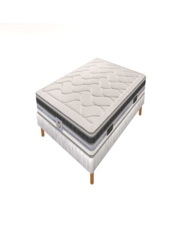 Ensemble matelas et sommier 140x190 cmx22 cm