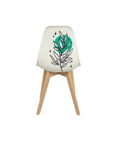 Chaise scandinave modèle unique d'artiste