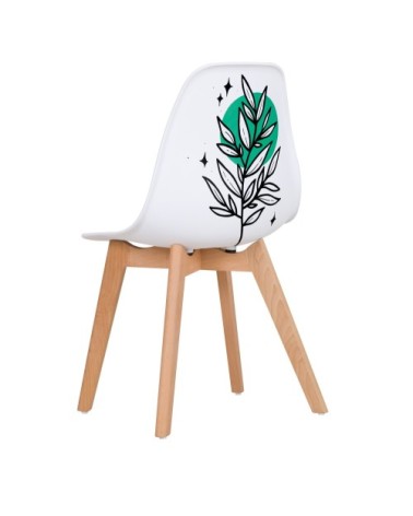 Chaise scandinave modèle unique d'artiste