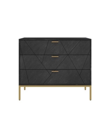 Commode trois tiroirs en ardoise