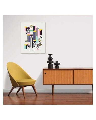 Poster en papier multicolore 40x50 cm