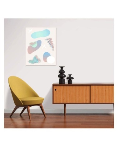 Poster en papier multicolore 40x50 cm