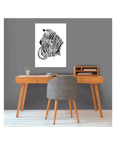 Poster en papier noir et blanc 50x70 cm