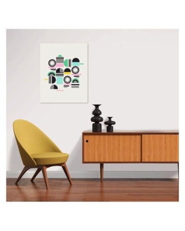 Poster en papier multicolore 40x50 cm