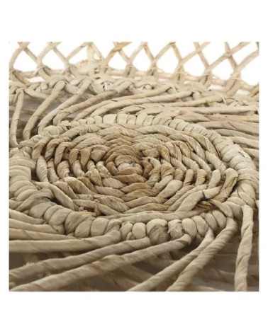 Décoration murale panier en fibre de bananier (lot de 3)