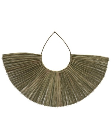 Décoration murale demi-cercle en matière naturelle