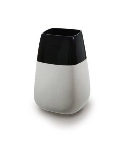 Vase en gres noir 30 cm