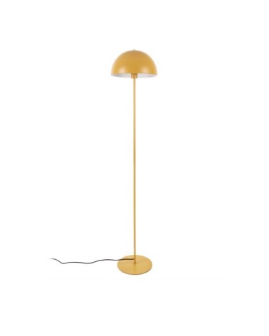 Lampadaire champignon en métal ocre