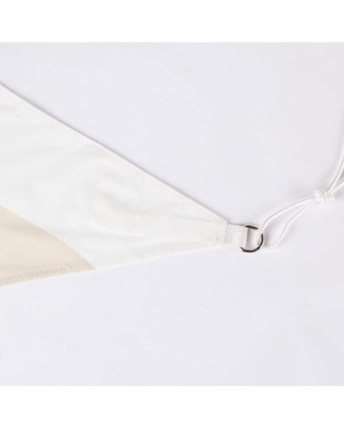 Voile d'ombrage motifs imprimés écrus, verts, bleus et beiges 3x3x4