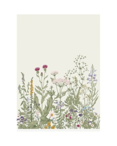 Papier peint panoramique en papier vert chèvrefeuille 192x270