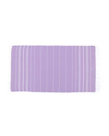 Fouta en coton peigné Lavande 50 x 100 cm