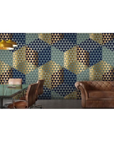 Papier peint panoramique en papier multicolore 480x270