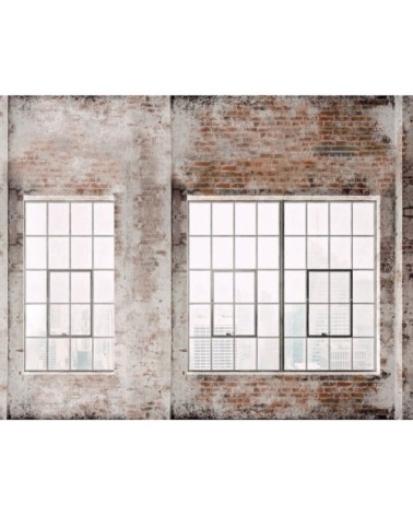 Papier peint panoramique en papier multicolore 334x300