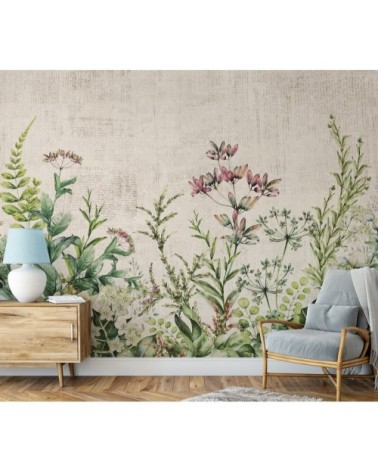 Papier peint panoramique en papier multicolore 384x270