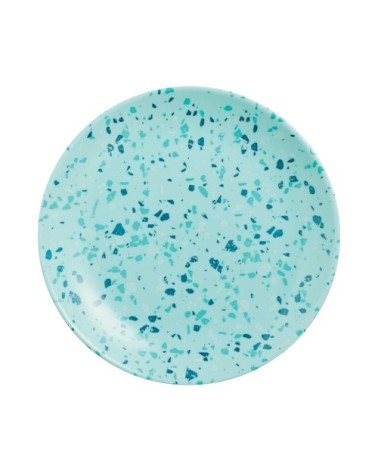 Assiette dessert turquoise D19cm