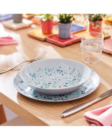 Assiette plate granit D25cm