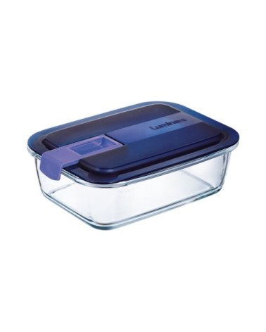 Boîte rectangulaire bleue 122cl