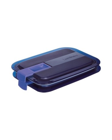 Boîte rectangulaire bleue 122cl
