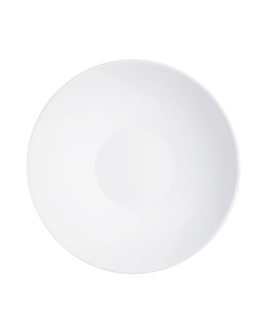 Saladier blanc en verre D27cm