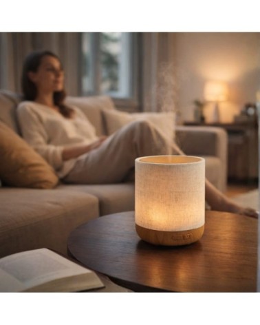 Diffuseur d'huiles essentielles ultrasonique en tissu Alesia