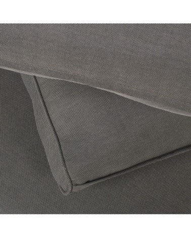 Coussins pour angle de canapé de jardin gris foncé