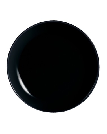 Assiette à dessert noire D19cm