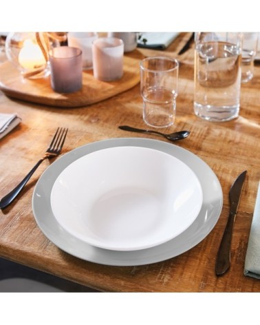 Assiette calotte blanche D20cm