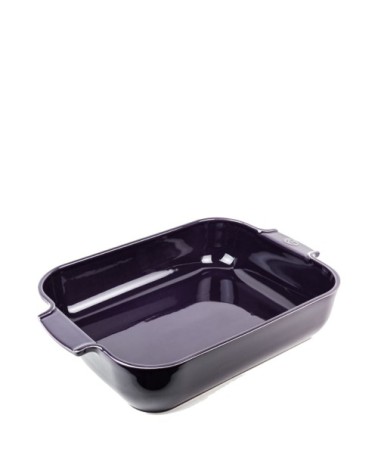 Plat four céramique rectangle aubergine 40cm