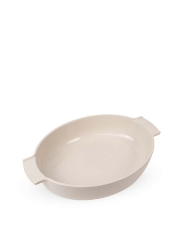 Plat four céramique ovale écru 40cm