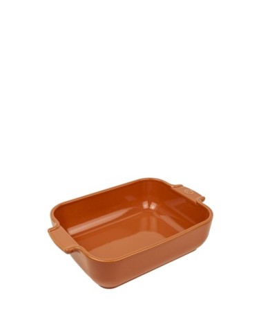 Plat four céramique rectangle terracotta 32cm