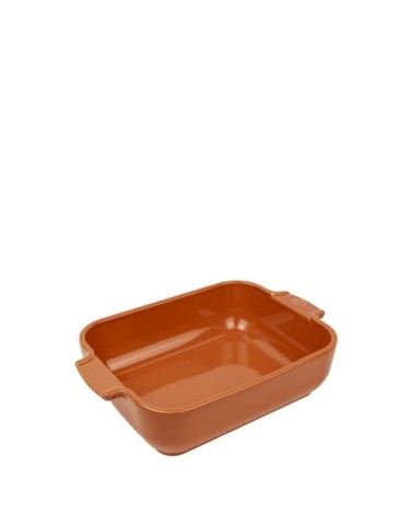 Plat four céramique rectangle terracotta 25cm