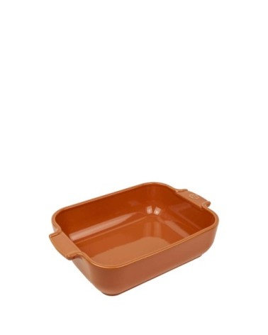 Plat four céramique rectangle terracotta 25cm