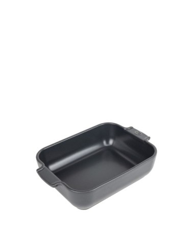 Plat four céramique rectangle ardoise 25cm