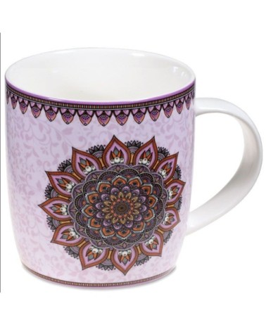 Mug mandala parme avec infuseur