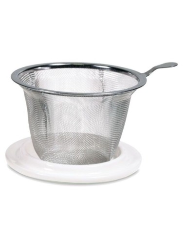 Mug mandala en porcelaine avec infuseur