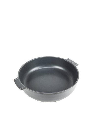 Plat à four rond en céramique ardoise D34cm