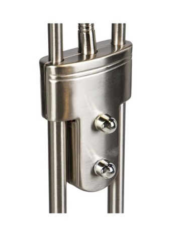 Lampadaire acier lampe lecture led dimmer