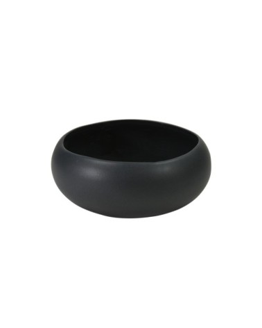 Coupelle en grès de table noir 12 cm - Lot de 6