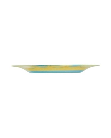 Assiette dessert turquoise D19cm