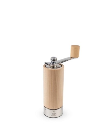 Moulin à sel à manivelle bois inox naturel u'Select H18cm