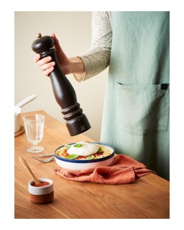 Moulin à sel électrique bois chocolat u'Select H34cm