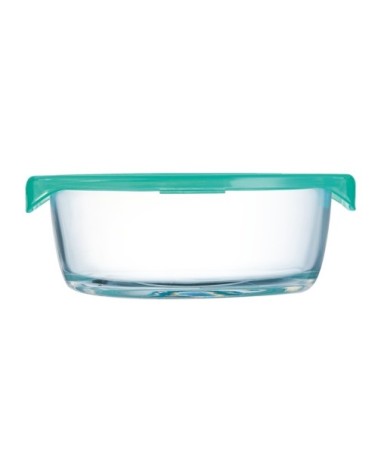 Boite de conservation ronde + couvercle lagoon 67cl