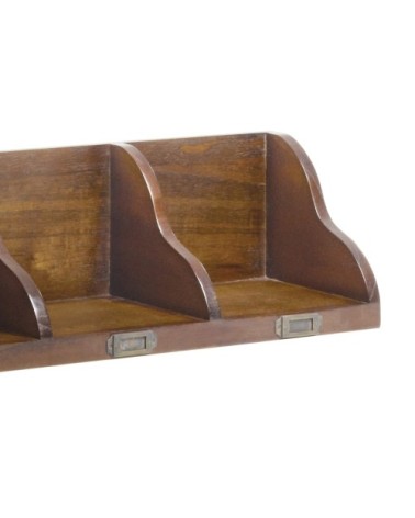 Étagère en bois marron