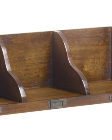 Étagère en bois marron
