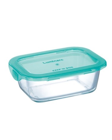 Petite boite de conservation rectangulaire + couvercle lagoon 38cl
