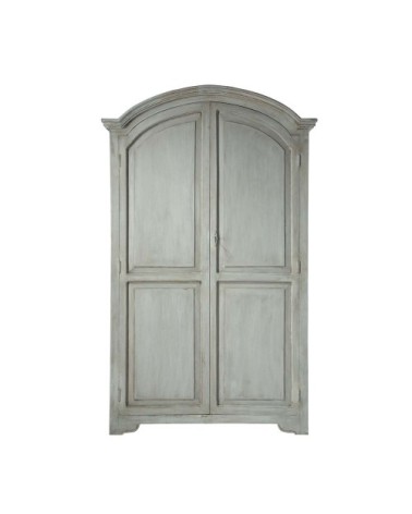 Armoire en bois de manguier gris perle