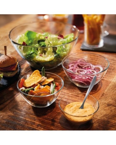 Saladier en verre empilable 28cm