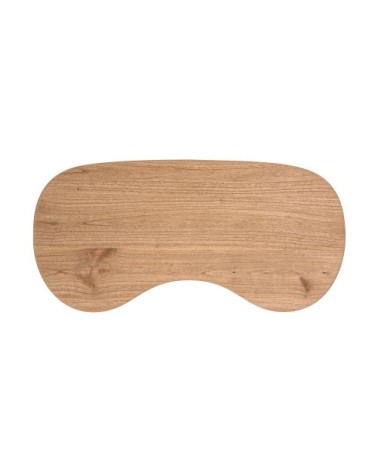 Table basse organique en bois massif de mindi