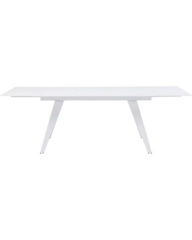 Table à manger 6/10 personnes extensible blanche L160/240