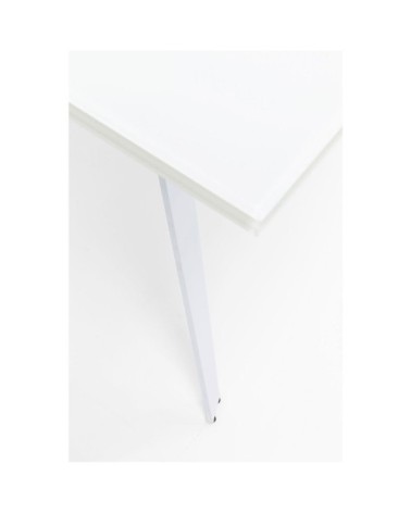 Table à manger 6/10 personnes extensible blanche L160/240